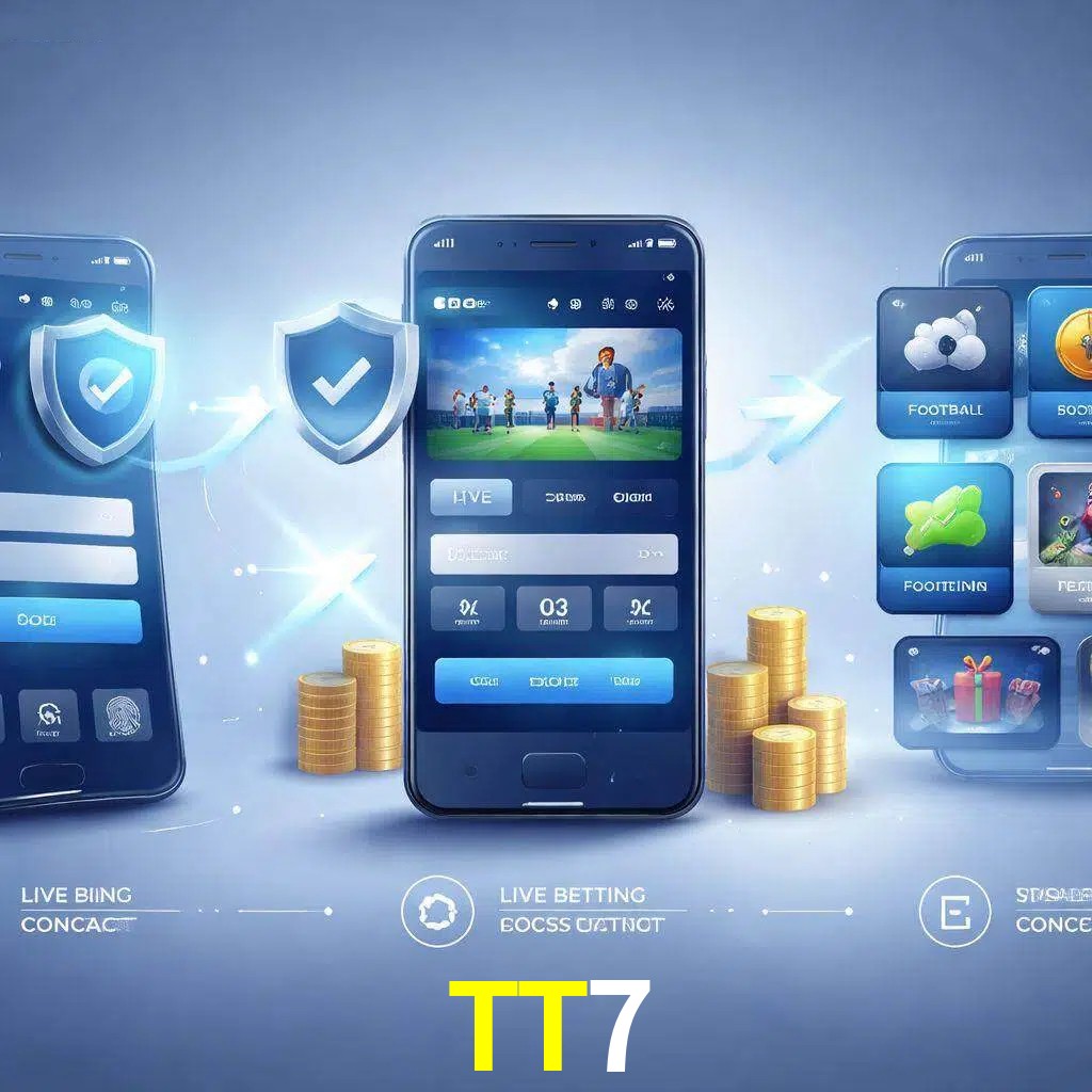 Pasos de acceso a la app TT7 en pantalla de teléfono móvil